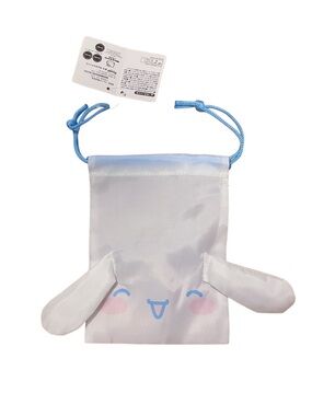 🎀3/$25🎀 Cute Sanrio Cinnamoroll Drawstring Pouch in White and Light Blue